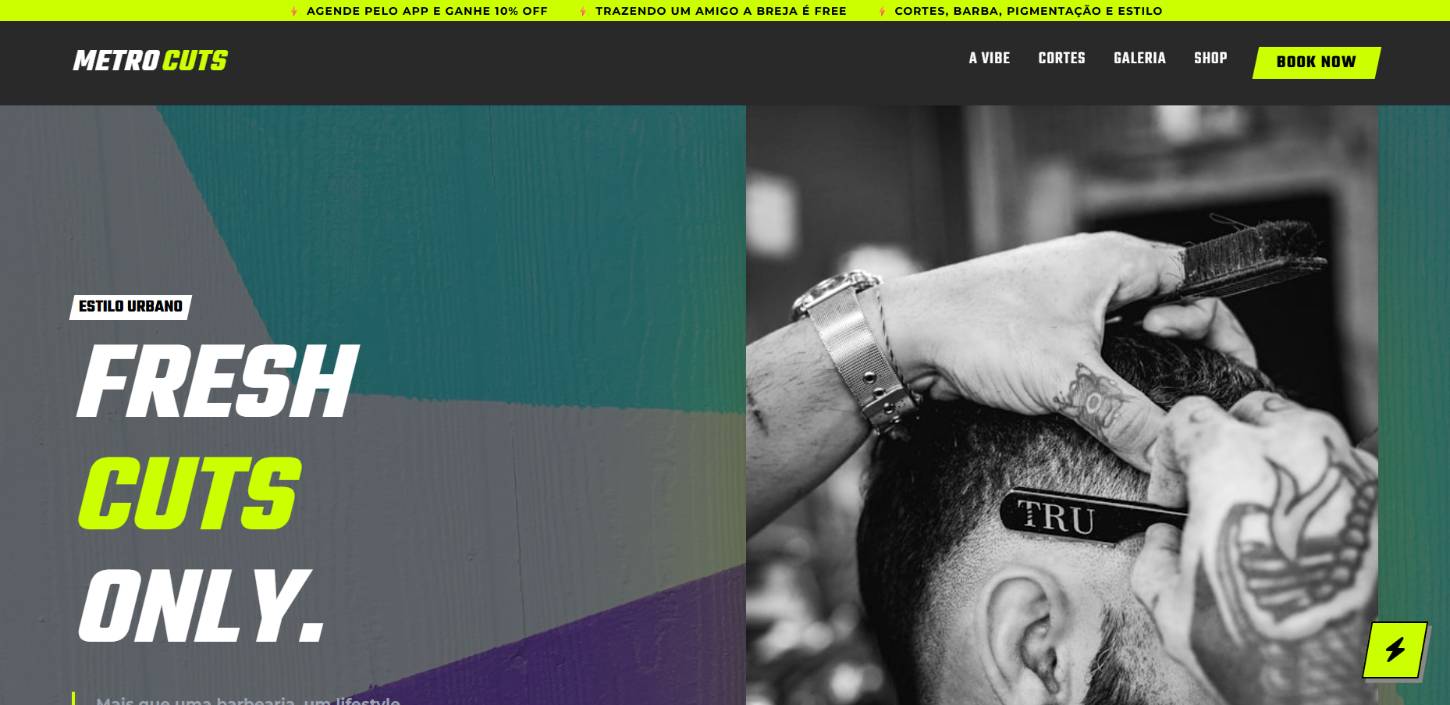 Barbearia - Modelo 01