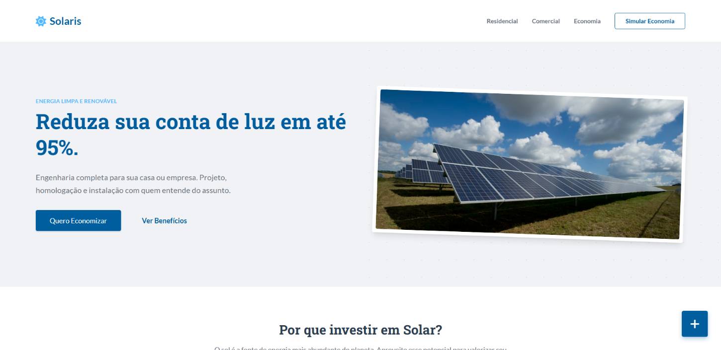 Energia Solar - Modelo 01