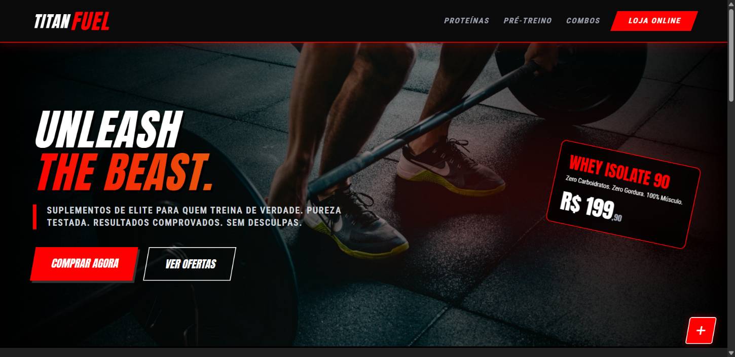 Loja Suplementos - Modelo 04