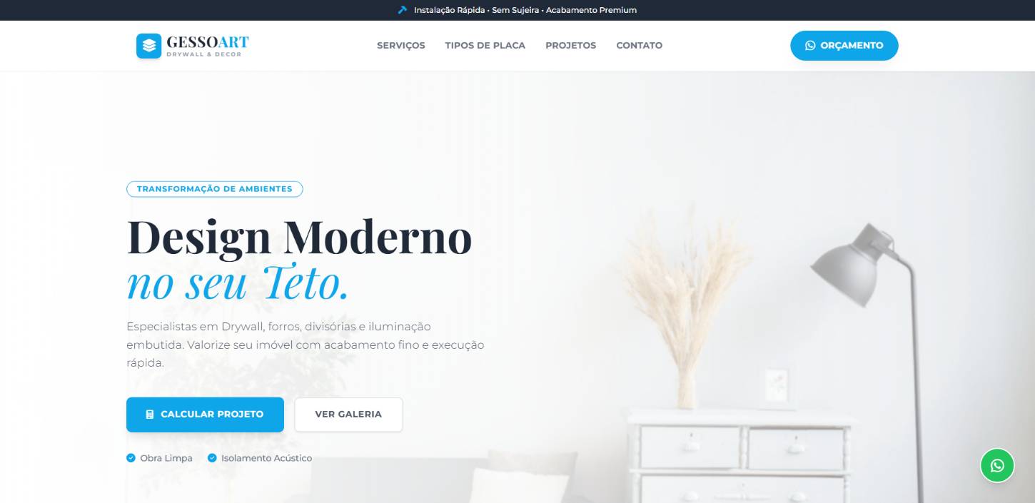 Outros Templates - Instalador De Drywall